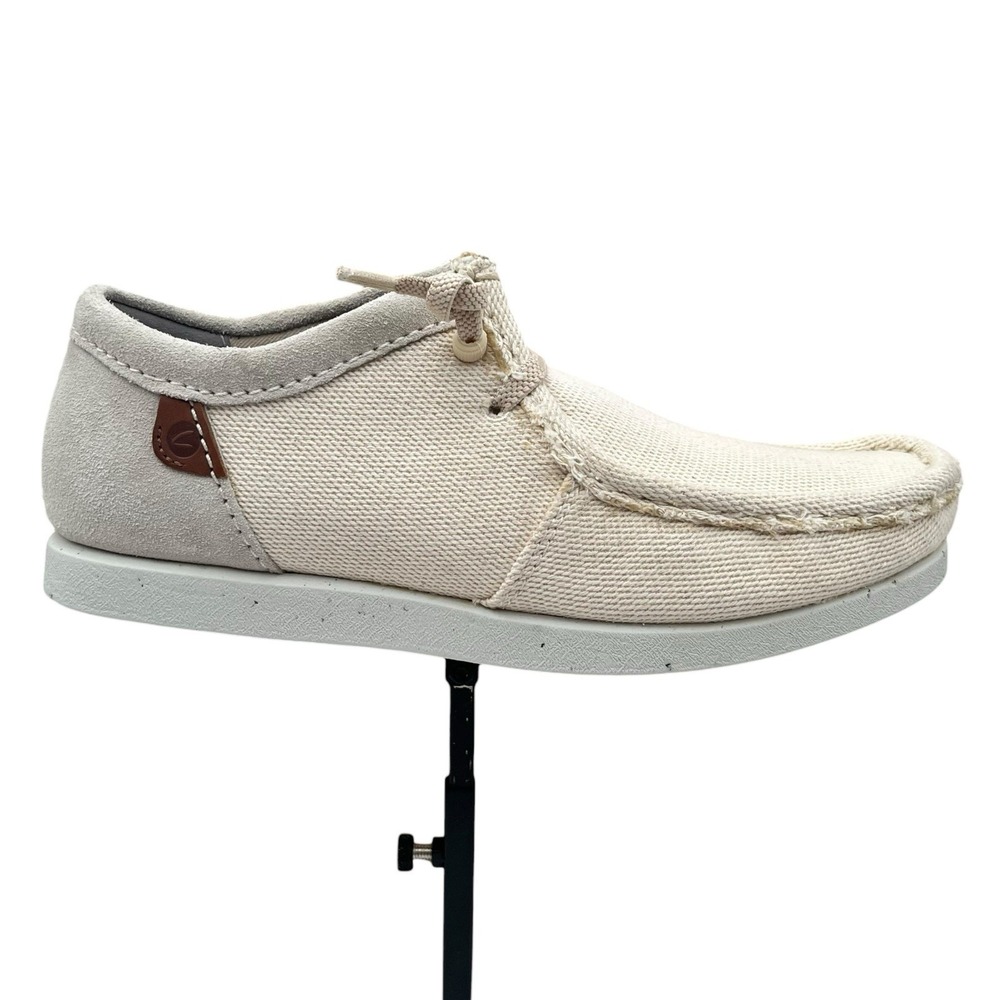 Clarks Mens ShacreLite Moccasin Slip On Casual Shoes Size 11.5 Ivory Combination
